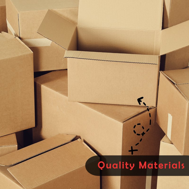 200 Pack 8x6x6 Cardboard Shipping Boxes - Recyclable Mailing & Packing Containers
