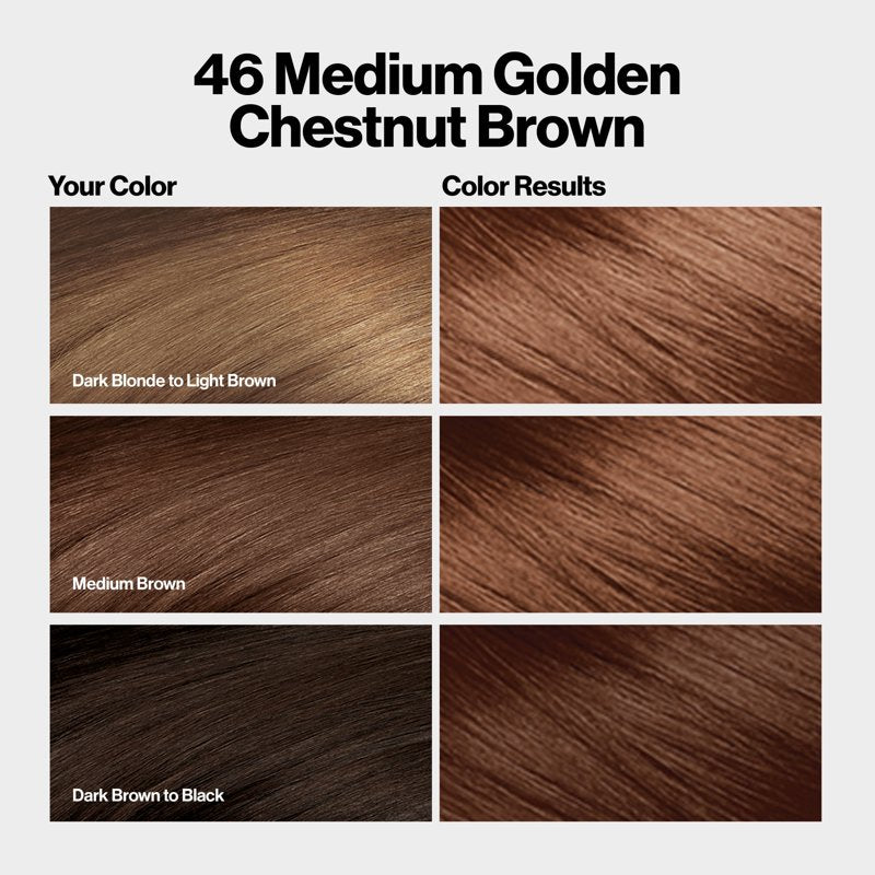 Permanent Hair Color with Bond Repair Complex - 46 Medium Golden Chestnut Brown