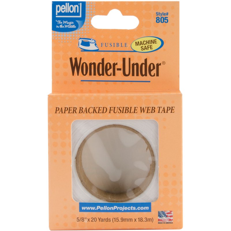 Multipack Fusible Web Tape for Fabric and Crafting - Clear, 20 Yards