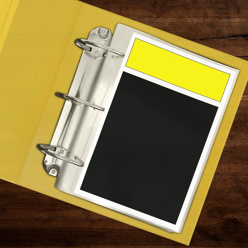 Theatre Showbill Binder with 25 Sheet Protectors - Organize Broadway Memorabilia