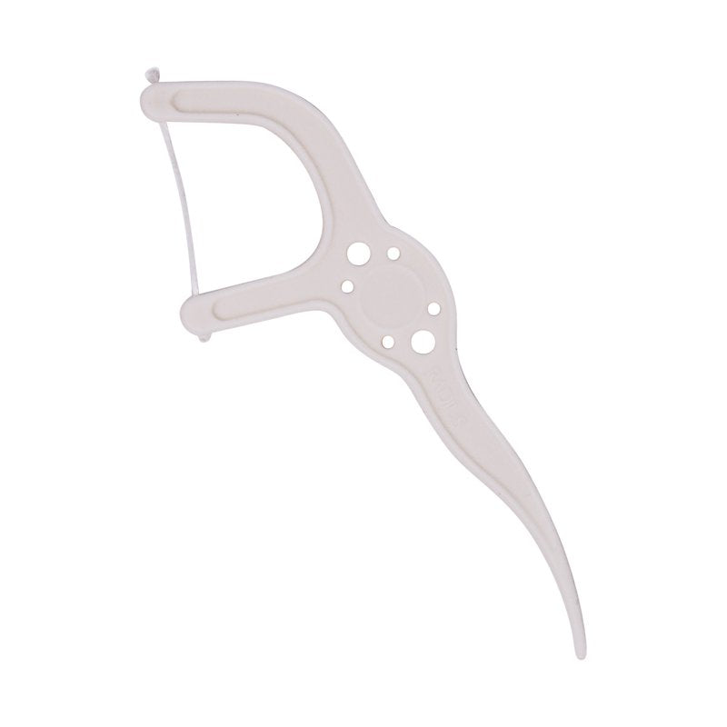Eco-Friendly Compostable Dental Floss Picks with Toothpick - 75 Count