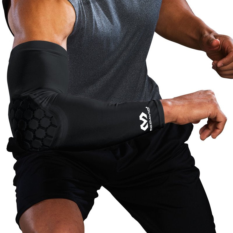 Basketball Arm Sleeve with HEX Padding - Protective Spandex Sports Gear