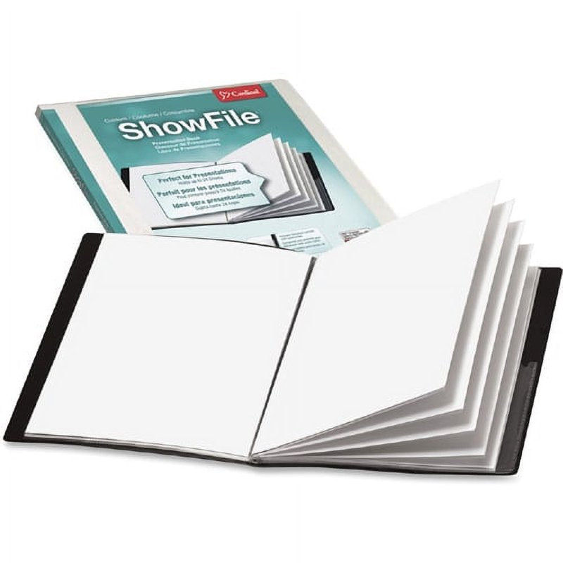 Cardinal ShowFile Display Book with Custom Cover & 24 Letter-Size Sleeves