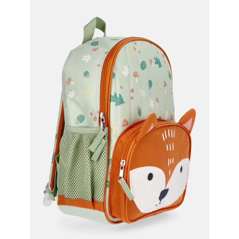 Toddler Backpack with 3D Ears & Allover Print - Fox Hollow Design