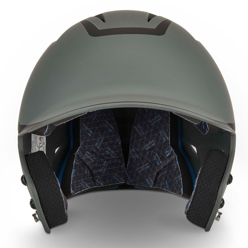 Baseball Batting Helmet, Large, Impact-Resistant Shell, Graphite & Black Trim