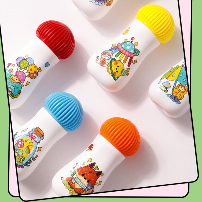 Washable Dot Markers Set - 6 Bright Colors for Kids Art & Crafts