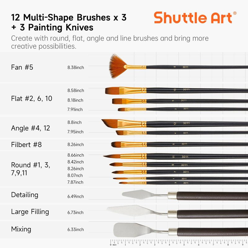 168-Piece Deluxe Artist Painting Set with Easel, Paints, Canvas & Brushes