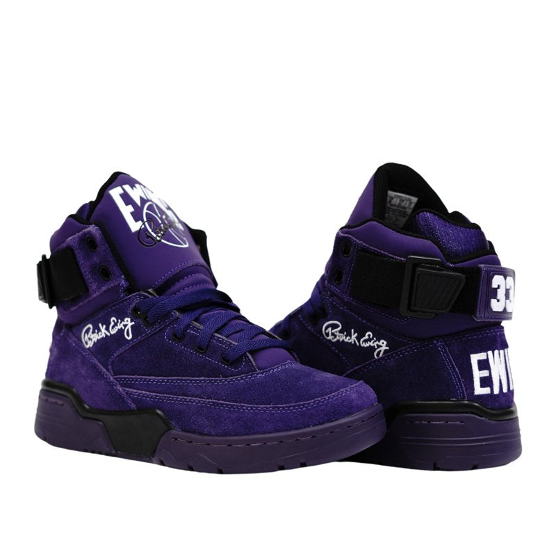 Men's Retro 33 HI Lifestyle Sneakers - Purple Black High Top