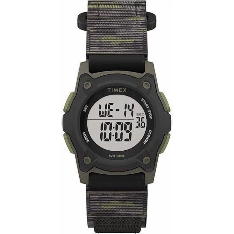 Digital Kids' Wristwatch with Backlight and Water Resistance - 18mm Plastic Strap