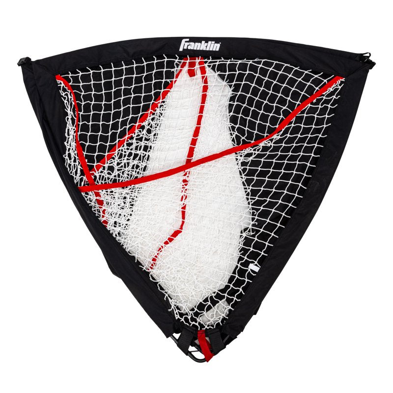 Kids Portable Lacrosse Goal 4x4 Feet - Backyard Practice Net for Youth Training
