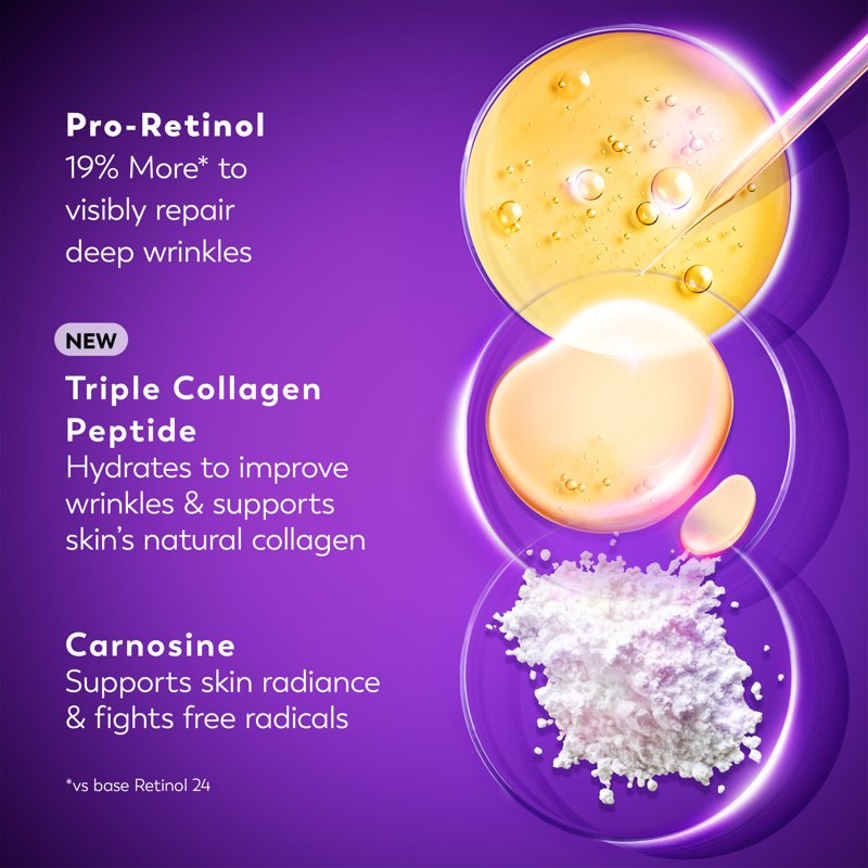 Retinol 24 Max Night Moisturizer with Triple Collagen Peptide - Fragrance-Free, 1.7 oz