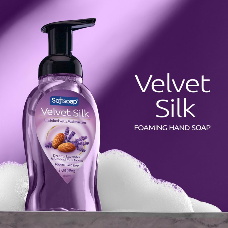Softsoap Velvet Silk Foaming Hand Soap - Lavender & Almond Milk, 6 Pack