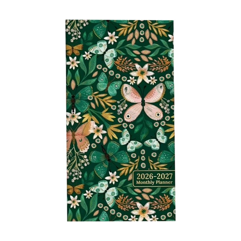 Pocket Calendar 2026-2027 Two-Year Monthly Planner Small Organizer for Purse