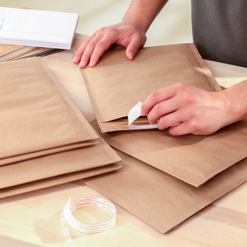 Self-Seal Honeycomb Paper Padded Mailers - Eco-Friendly Shipping Pack of 20