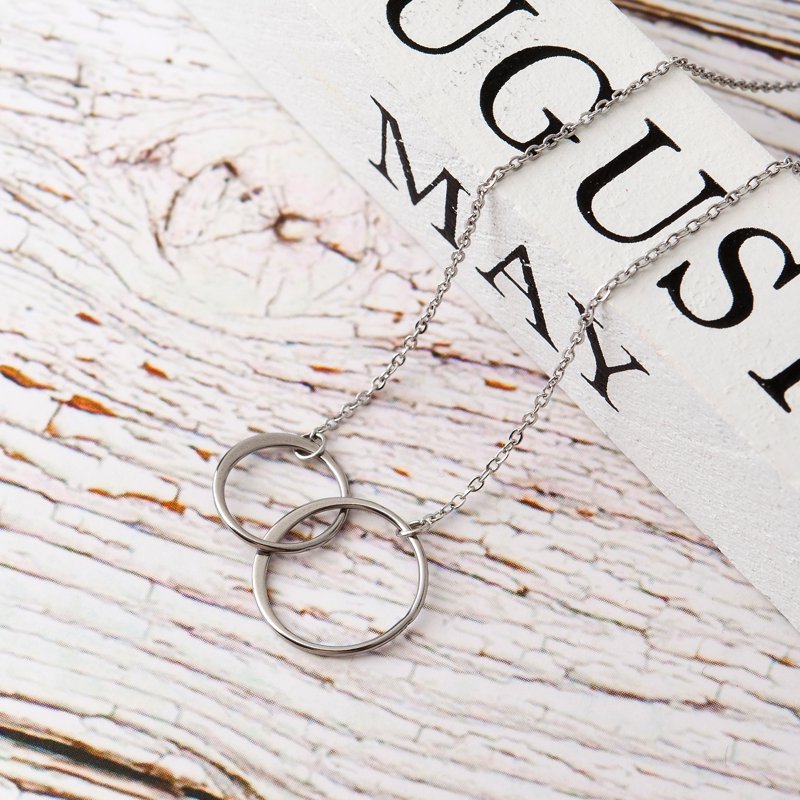 Mother's Day Necklace for Step Mom - Heart & Infinity Pendant Gift for Her