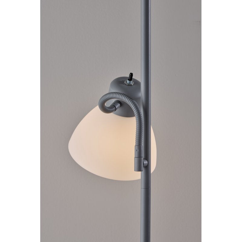 72-Inch Combo Floor Lamp with Adjustable Reading Light - Multiple Finishes
