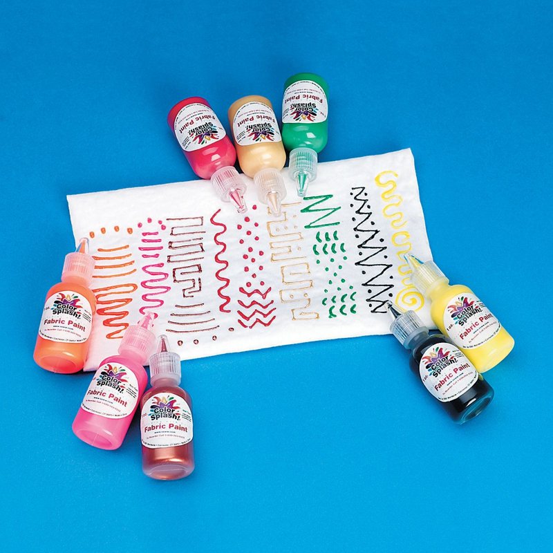 Dimensional Fabric Paint Assortment - 24 Vibrant 1 oz Bottles for Crafts and Textiles