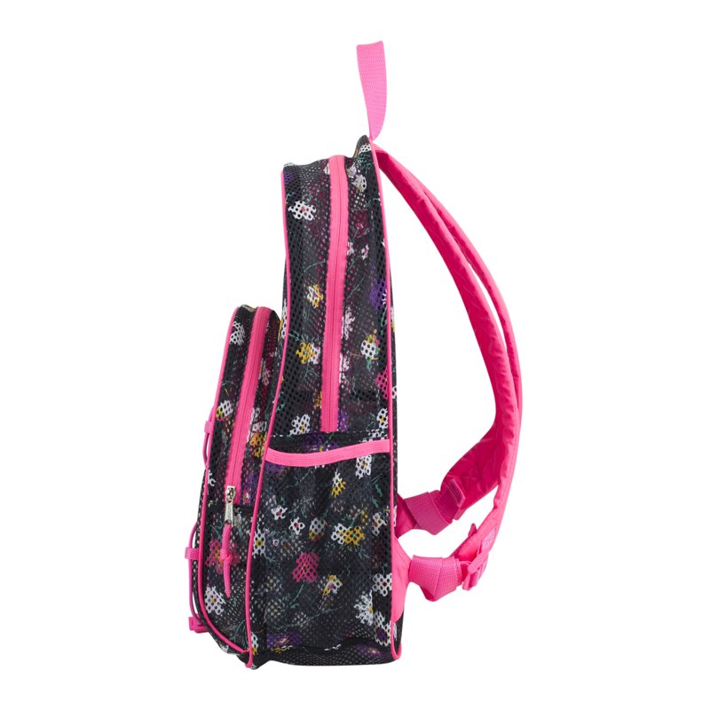Unisex Mesh Bungee Backpack with Padded Shoulder Straps - Multiple Colors