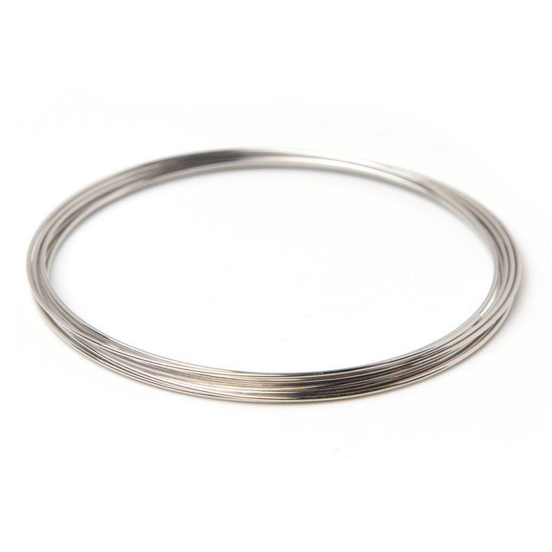 Jewelry Making Memory Wire Roll - Silver Finish, 5 Ft Large Crafting Wire