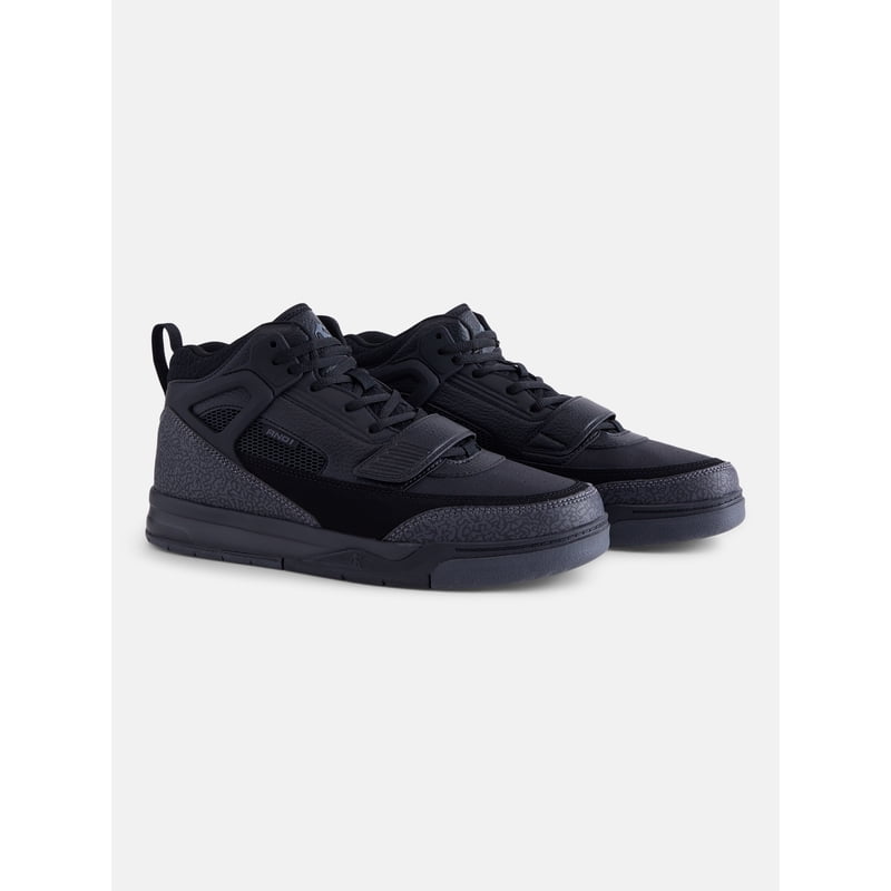 Men's Basketball Sneakers with Ankle Strap and Cushioned Insole