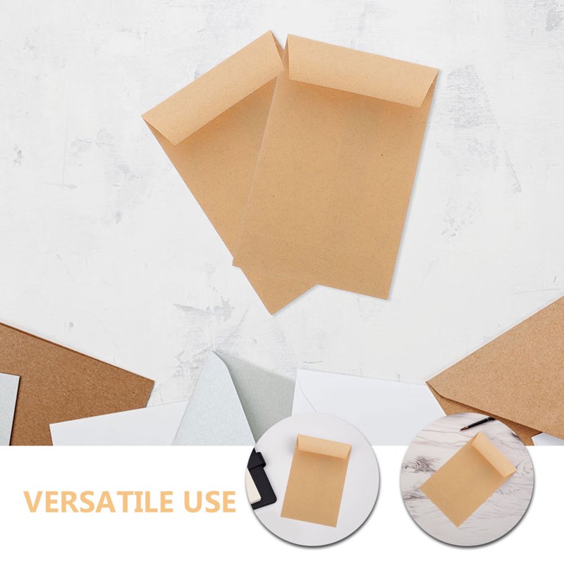 Kraft Paper Envelopes for Seed Storage and Small Items - 50 Pack