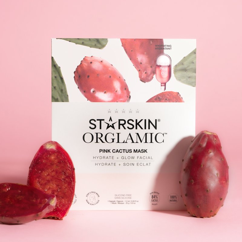 Starskin Pink Cactus Face Mask - Hydrating Skin Care 1.4 oz