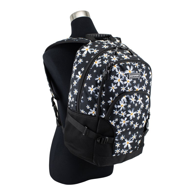 Unisex 18.5-Inch Athleisure Backpack with Laptop Sleeve and Water Bottle Pockets