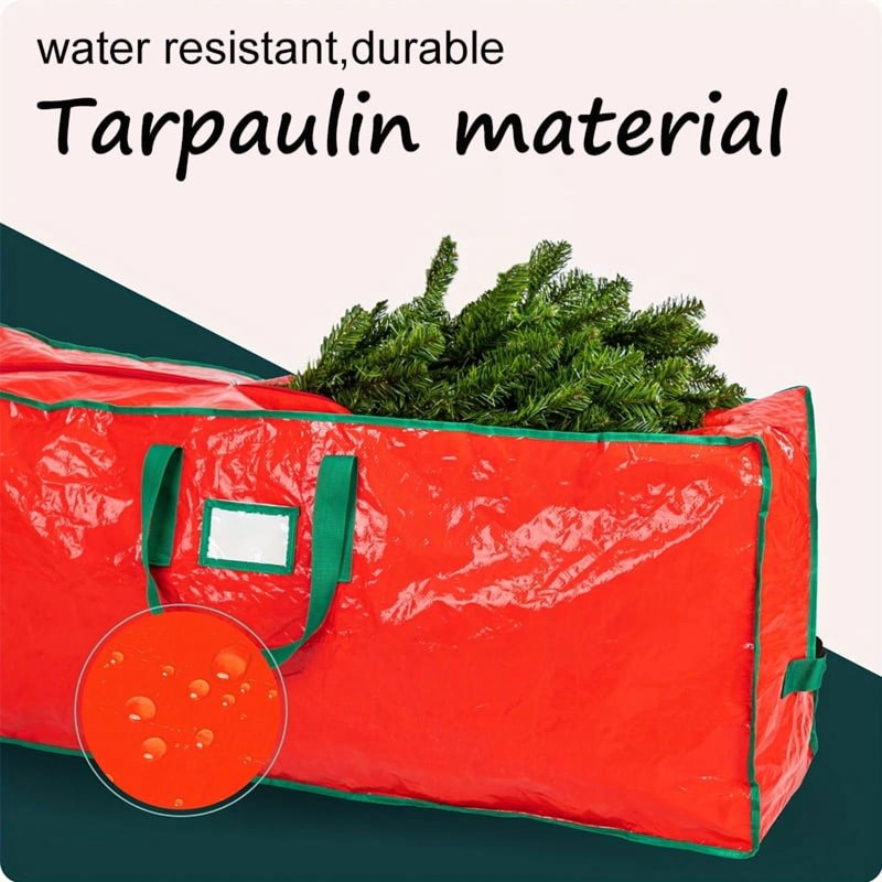 7.5 Ft Christmas Tree Storage Bag - Heavy Duty Water-Resistant Extra Large Organizer with Reinforced Handles
