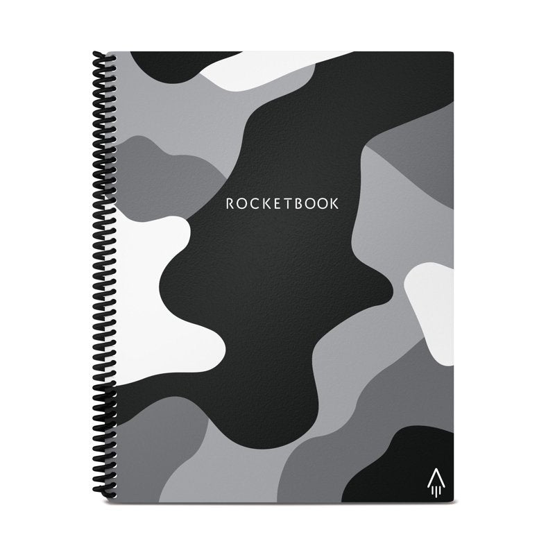 Reusable Spiral Notebook for Digital Notes - Eco-Friendly, 8.5x11 Inch, 32 Pages with Pen and Cloth