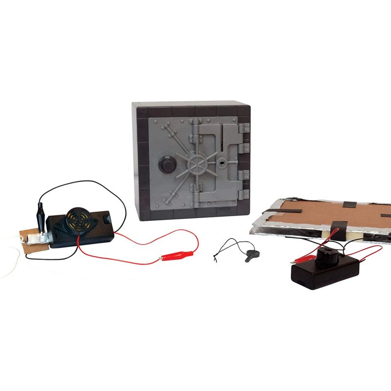 Spy Vault and Code Kit with Lock, Alarm & Electronic Components