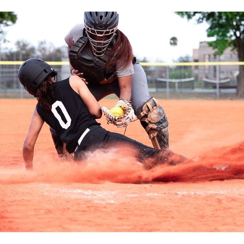 Women's Softball Sliding Shorts with Built-In Period Protection - Breathable & Padded