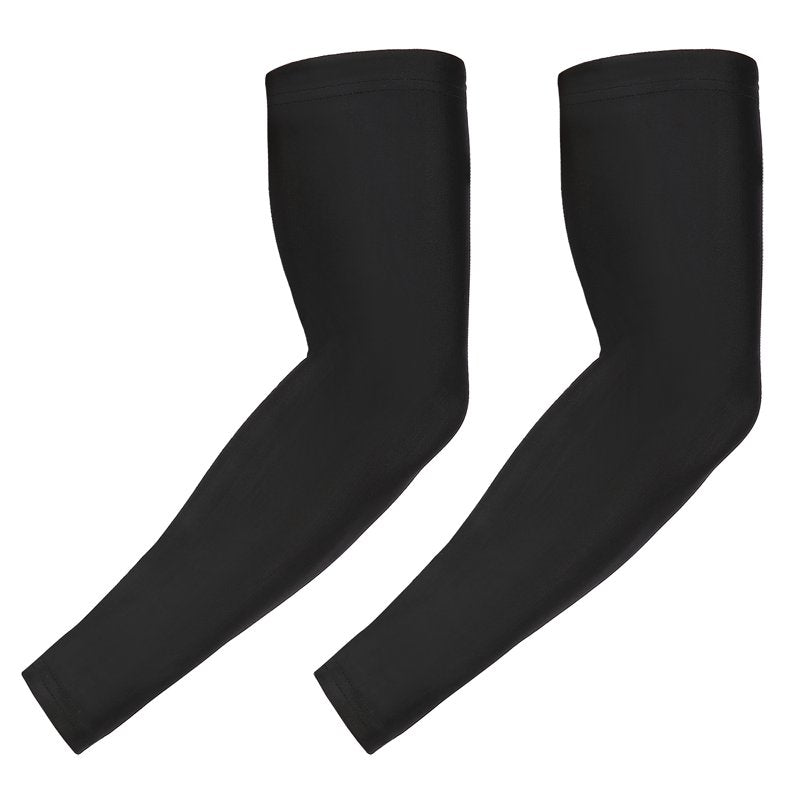 Kids Compression Arm Sleeves 2-Pack for Basketball & Sports - Youth Performance Sleeves