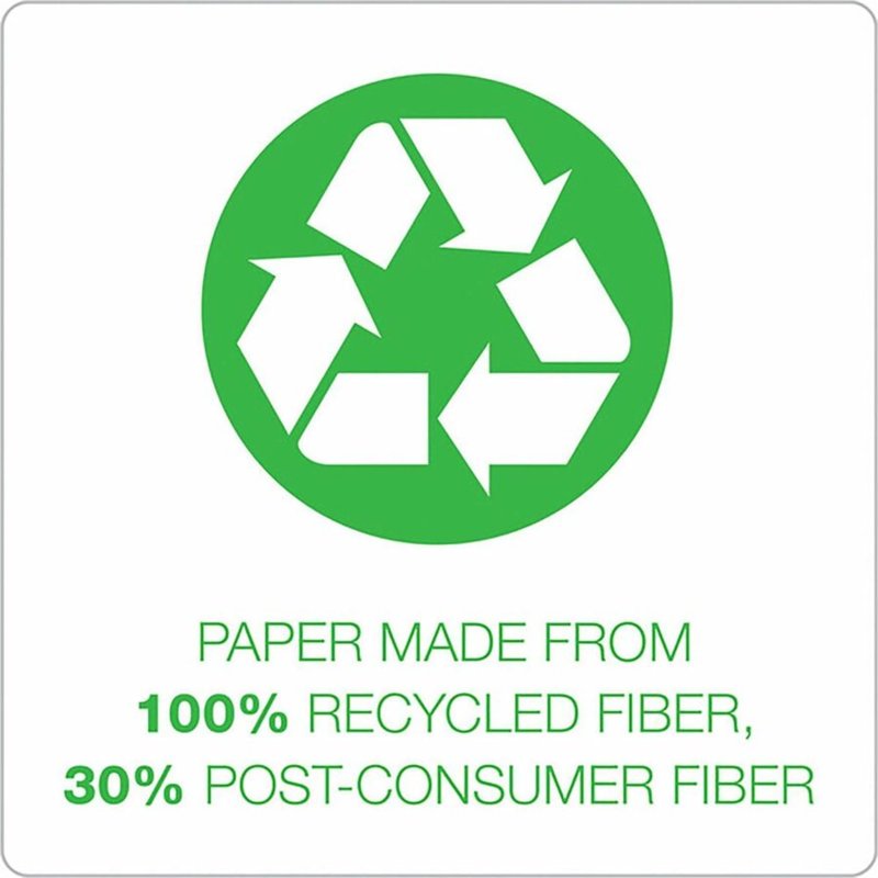 Recycled Ruled Notepad - 50 Sheets, 5 x 8 Inches, Canary, Pack of 12
