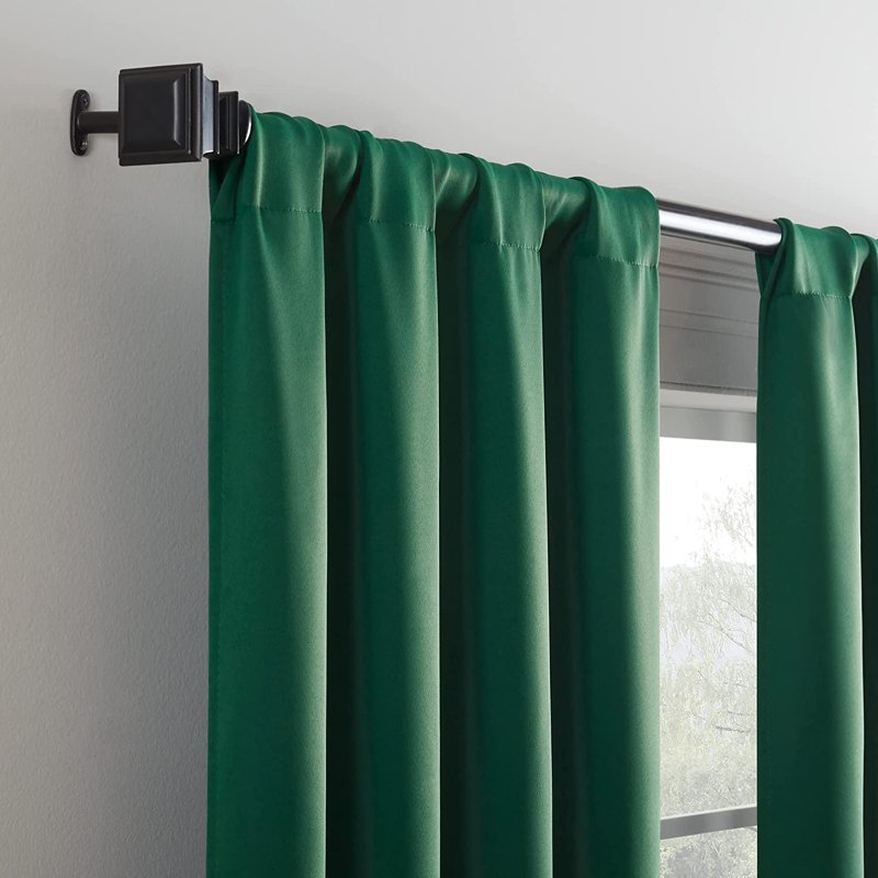 Blackout Curtain Panel - Thermal Insulated 37x84 Inch Rod Pocket for Window