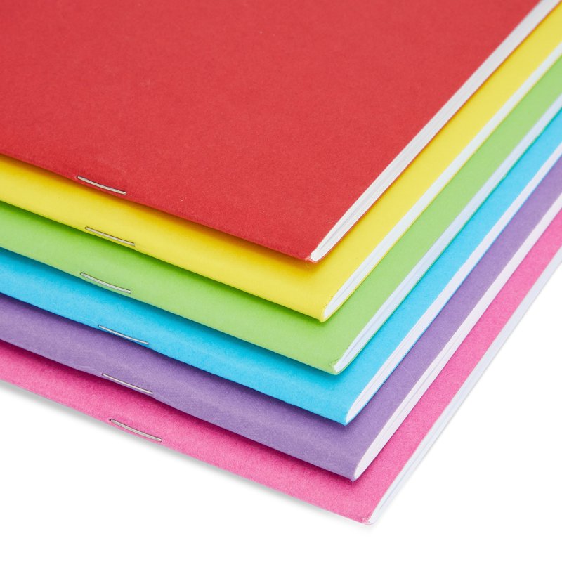 Unlined Sketchbooks for Kids and Students - 24 Pack A5 Blank Notebooks