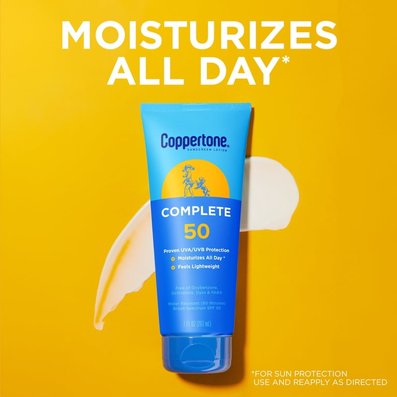 SPF 50 Sunscreen Lotion 7 oz - Broad Spectrum Waterproof & Moisturizing