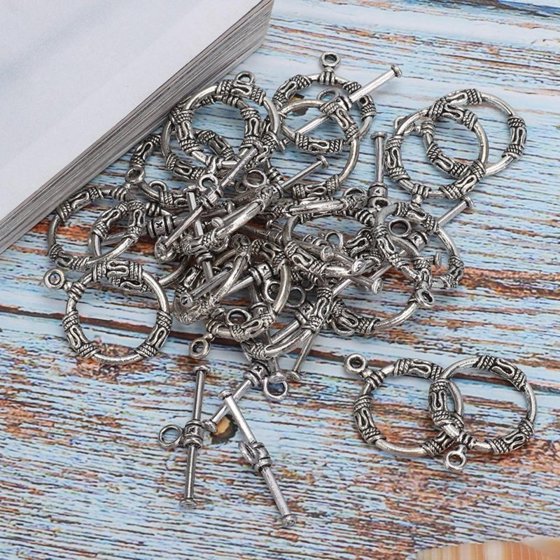 Vintage Toggle Clasp Jewelry Making Supplies 20PCS Alloy Fashion Jewelry Findings