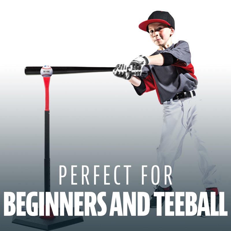 Kids Baseball Batting Tee - Adjustable T-Ball Practice Swing for Beginners
