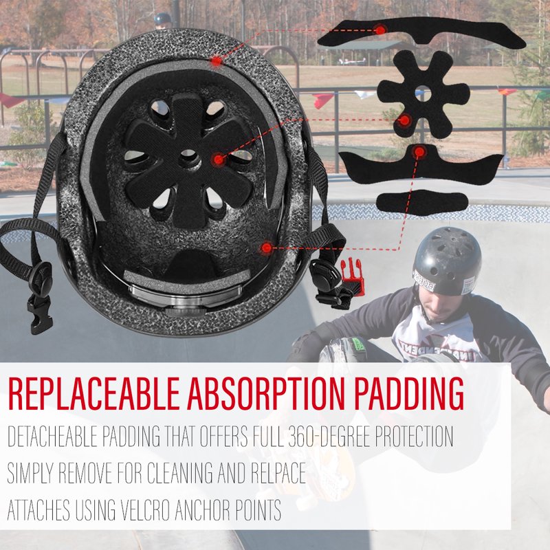 Adult Helmet for Cycling Skateboarding Scooter Impact Resistance Large