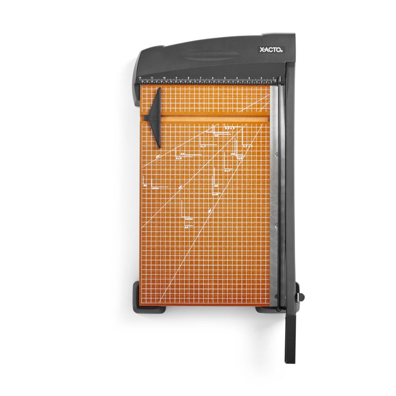 Heavy-Duty Wood Guillotine Trimmer 18-Inch Professional Paper Cutter