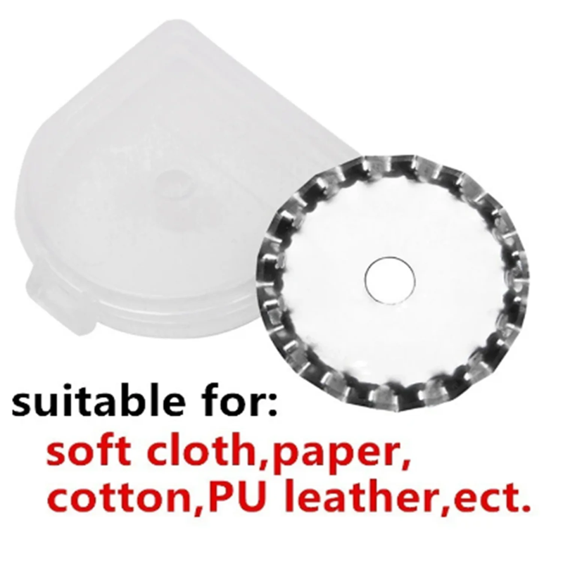 45mm Rotary Cutter Blades Pack of 10 - Compatible with Fiskars, Olfa & More