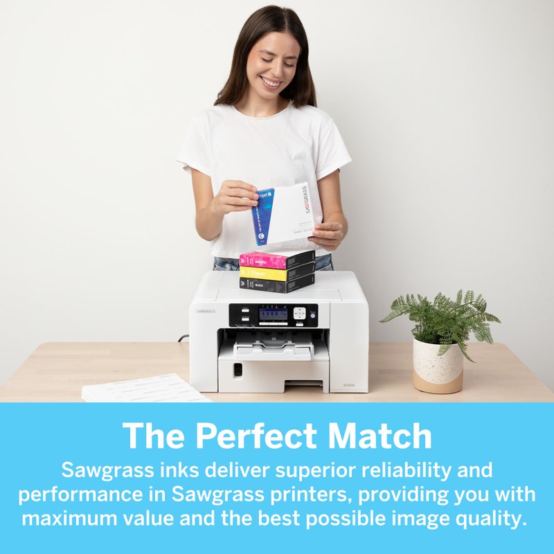 Sublimation Ink Set for Sawgrass SG500 & SG1000 - 4 Color 31mL Cartridges