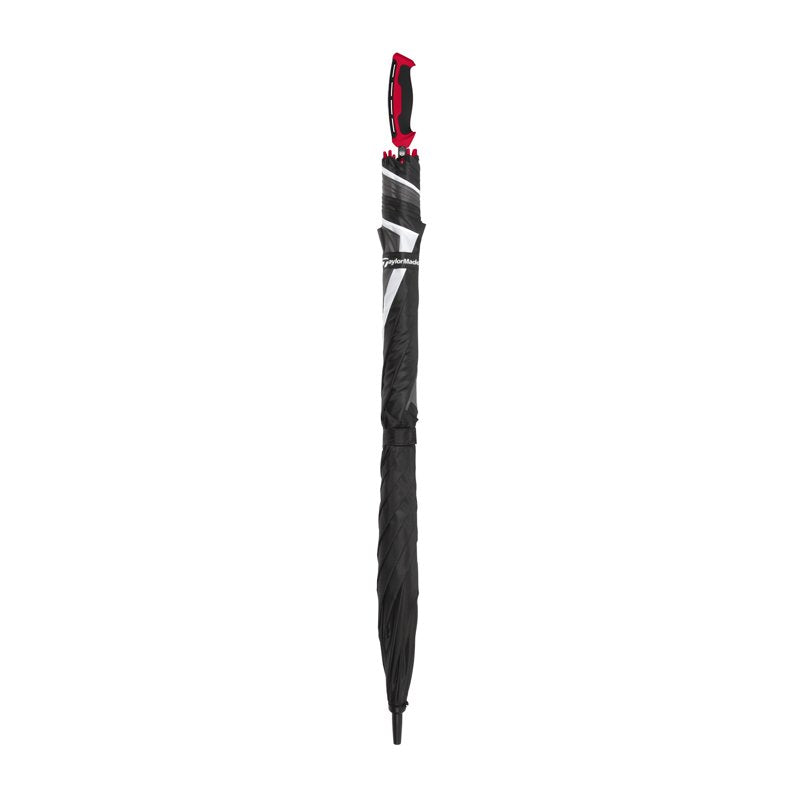 Auto Open 68-Inch Vented Golf Umbrella - Black and White