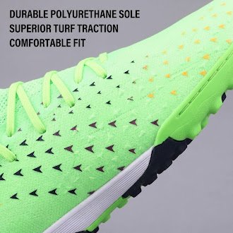 Vizari Tioga Turf Soccer Shoes for Men and Women - Lime Variation 9