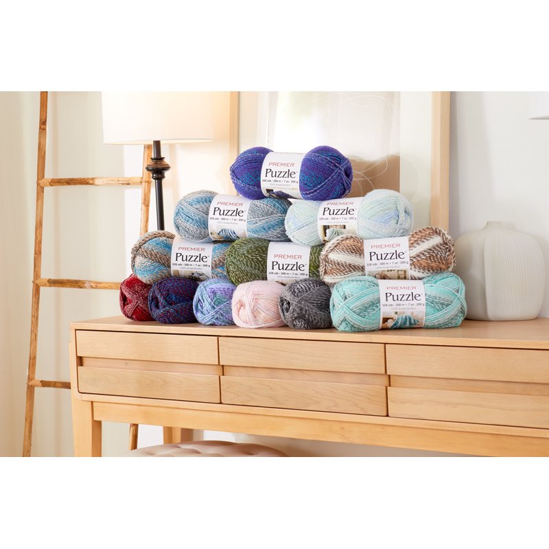 Bulky Acrylic Yarn for Knitting and Crocheting - 7oz 328yds - Multi-Color Options