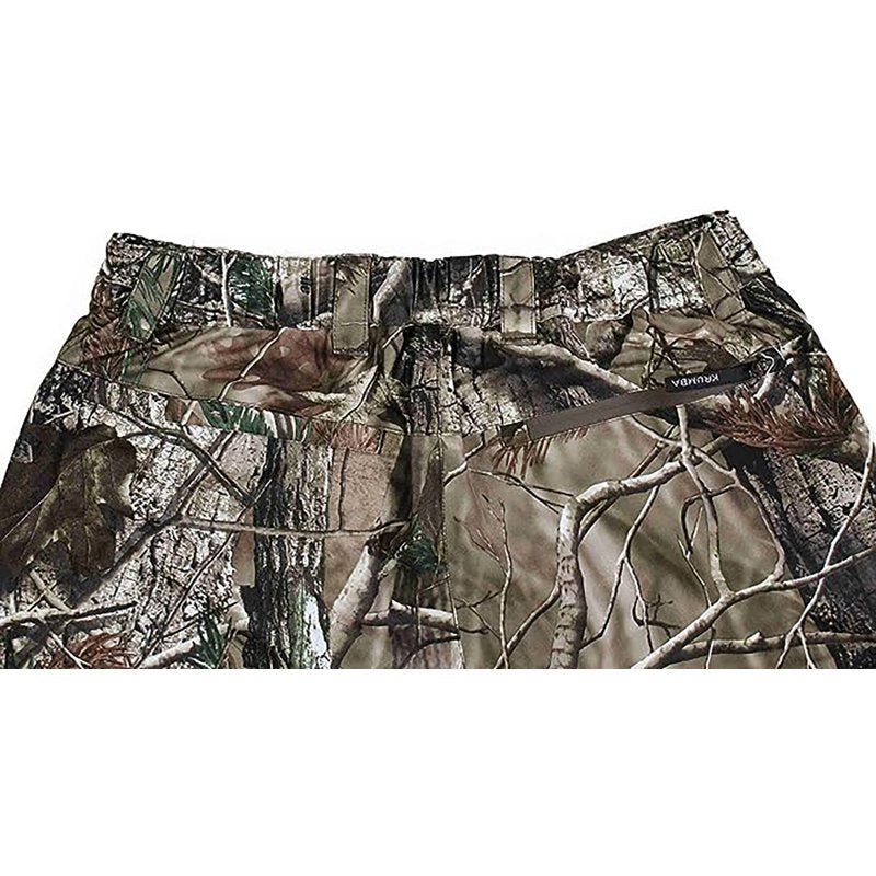Men's Camo Windproof Softshell Hiking Pants - Winter Outdoor Trousers