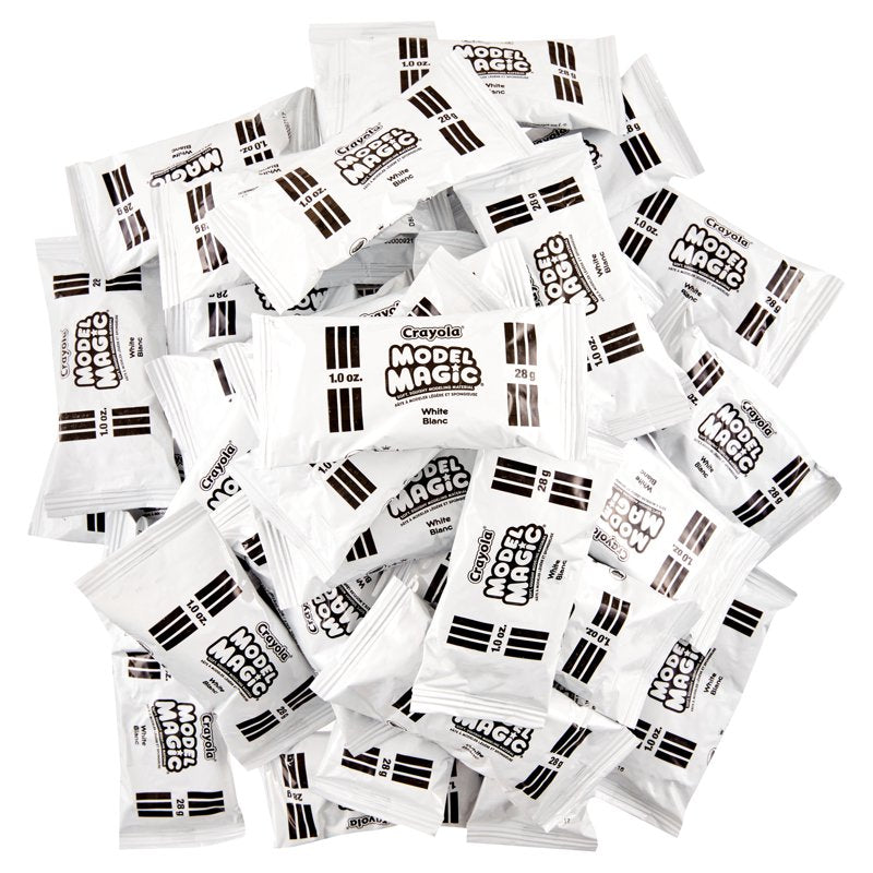 White Modeling Clay for Kids - 75 Pack of Safe, Pliable Craft Dough