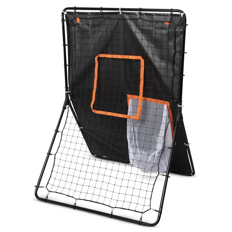 Baseball Rebounder and Virtual Catcher Training Screen - Heavy-Duty Steel Frame