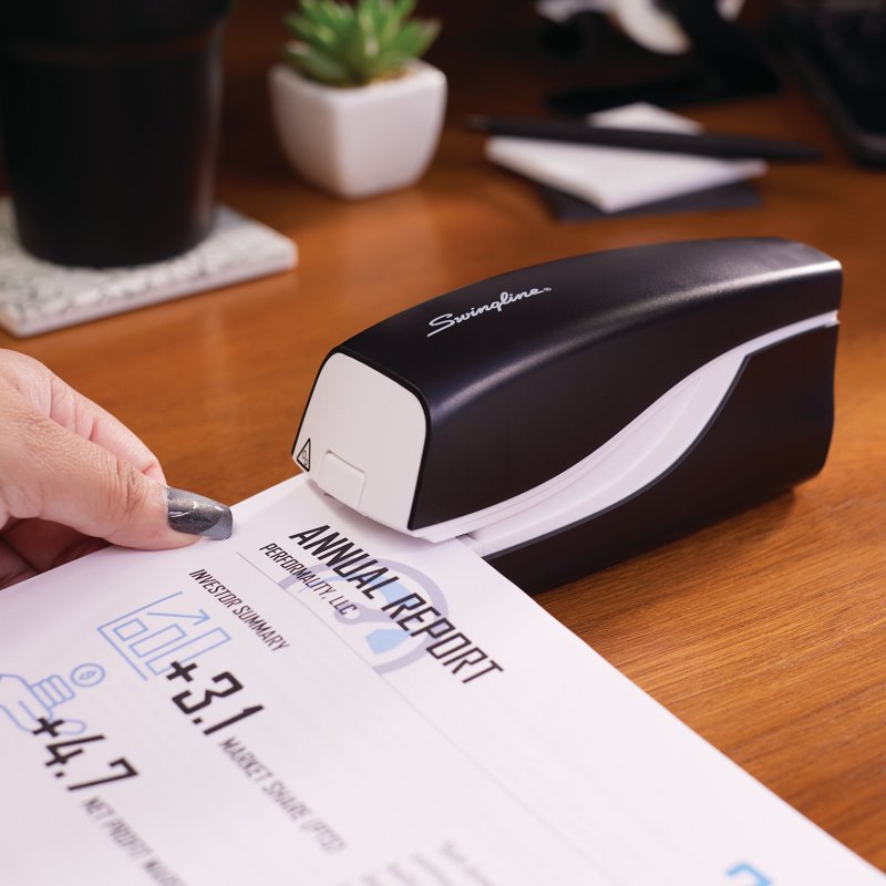 Automatic Stapler Battery Powered 20 Sheets Compact Office Stapler