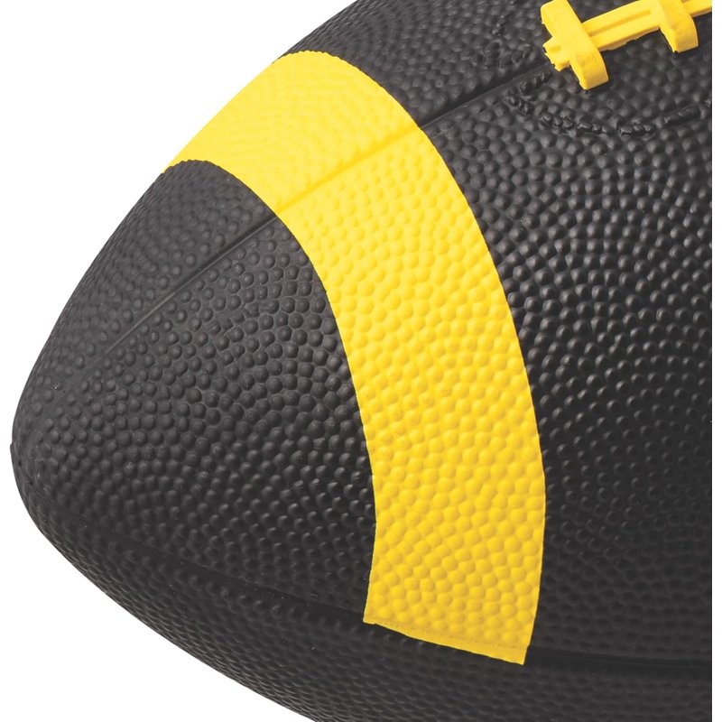 Weighted Football Training Ball 2lb for Strength & Passing Practice - Yellow & Black